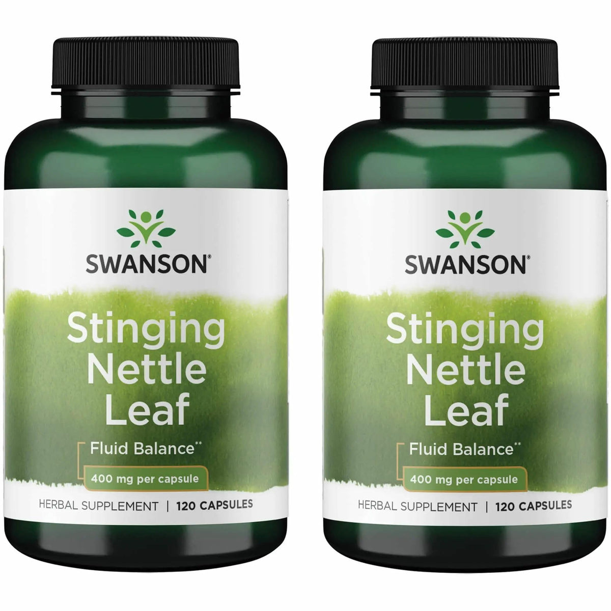 Swanson Stinging Nettle Leaf Extract 800mg capsules front view