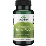 Swanson Suma Root Capsules 400mg front view with packaging