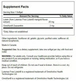 Swanson Synergistic Eye Health Lutein supplement bottle side view