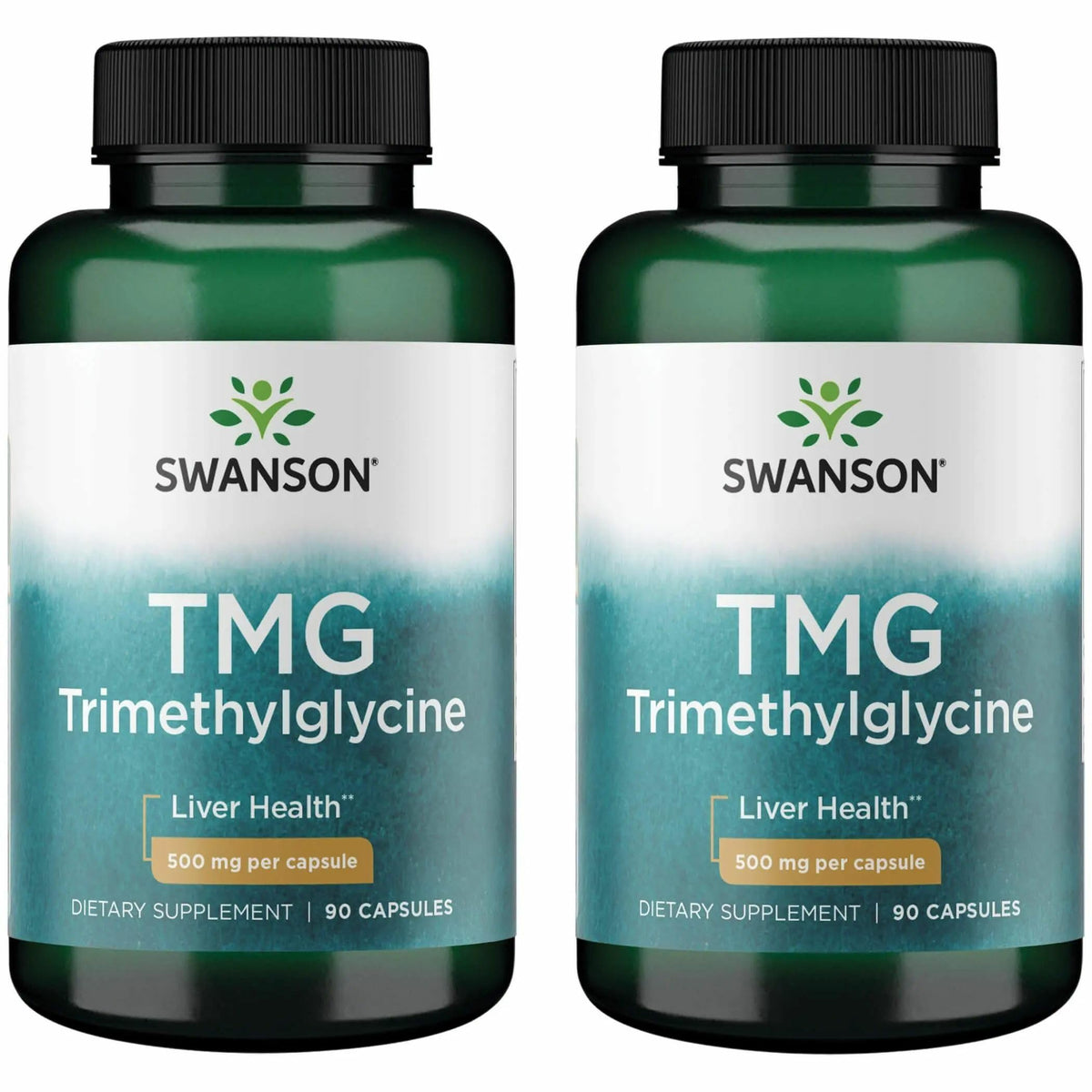 Swanson Trimethylglycine Capsules 1g front view of bottle