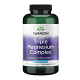Swanson Triple Magnesium Complex 400mg capsules front view