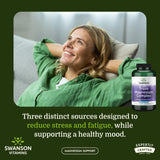 Swanson Triple Magnesium Complex 400mg capsules side view