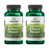 Swanson Turmeric Curcumin with Black Pepper 600mg front view