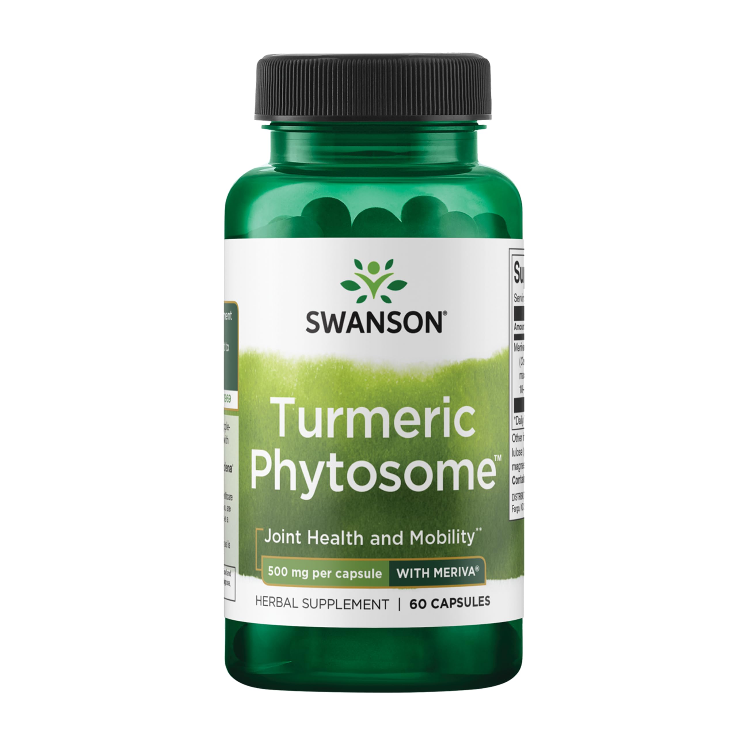 Swanson Turmeric Phytosome 500mg Capsules front view