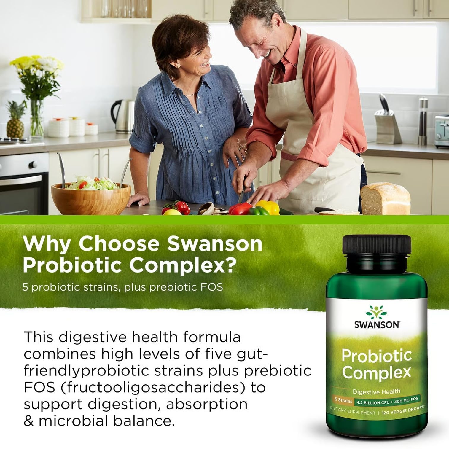 Swanson Ultra Probiotic Complex 122g packaging