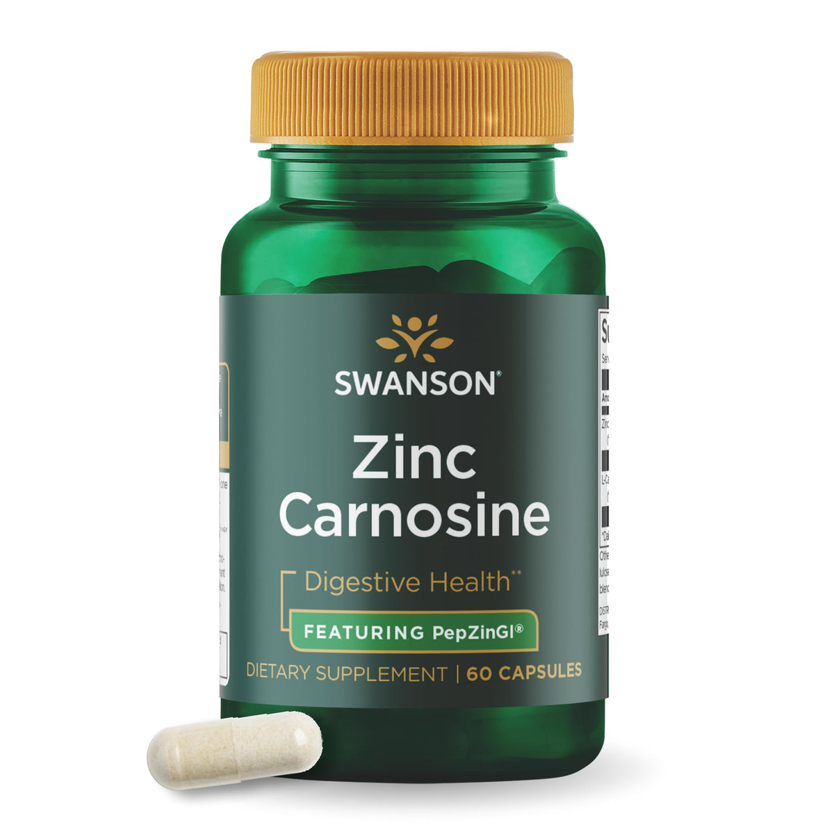 Swanson Ultra Zinc Carnosine dietary supplement front view