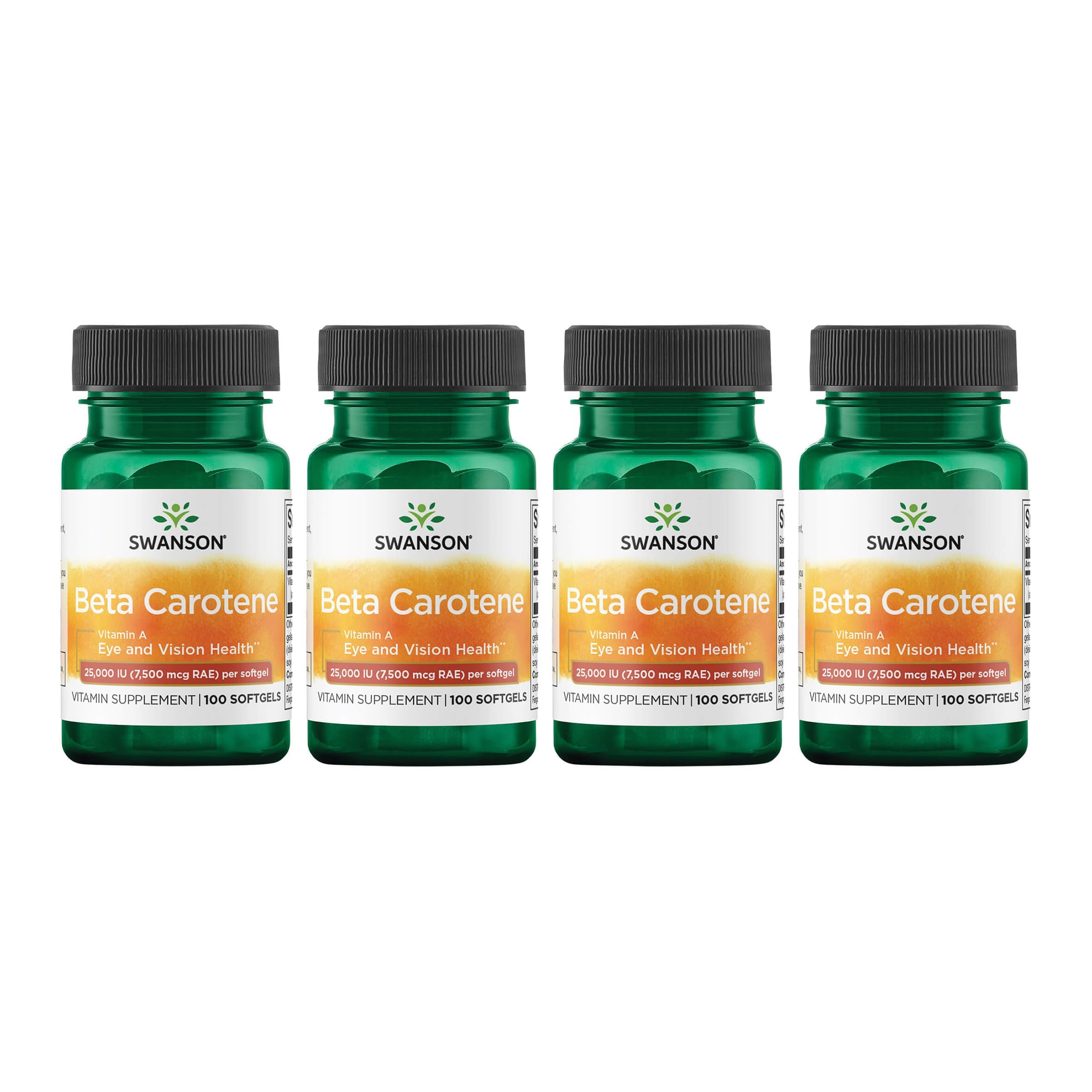 Swanson Vitamin A 25,000 IU supplement front view
