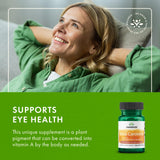 Swanson Vitamin A Softgels 7500 mcg RAE on a wooden table