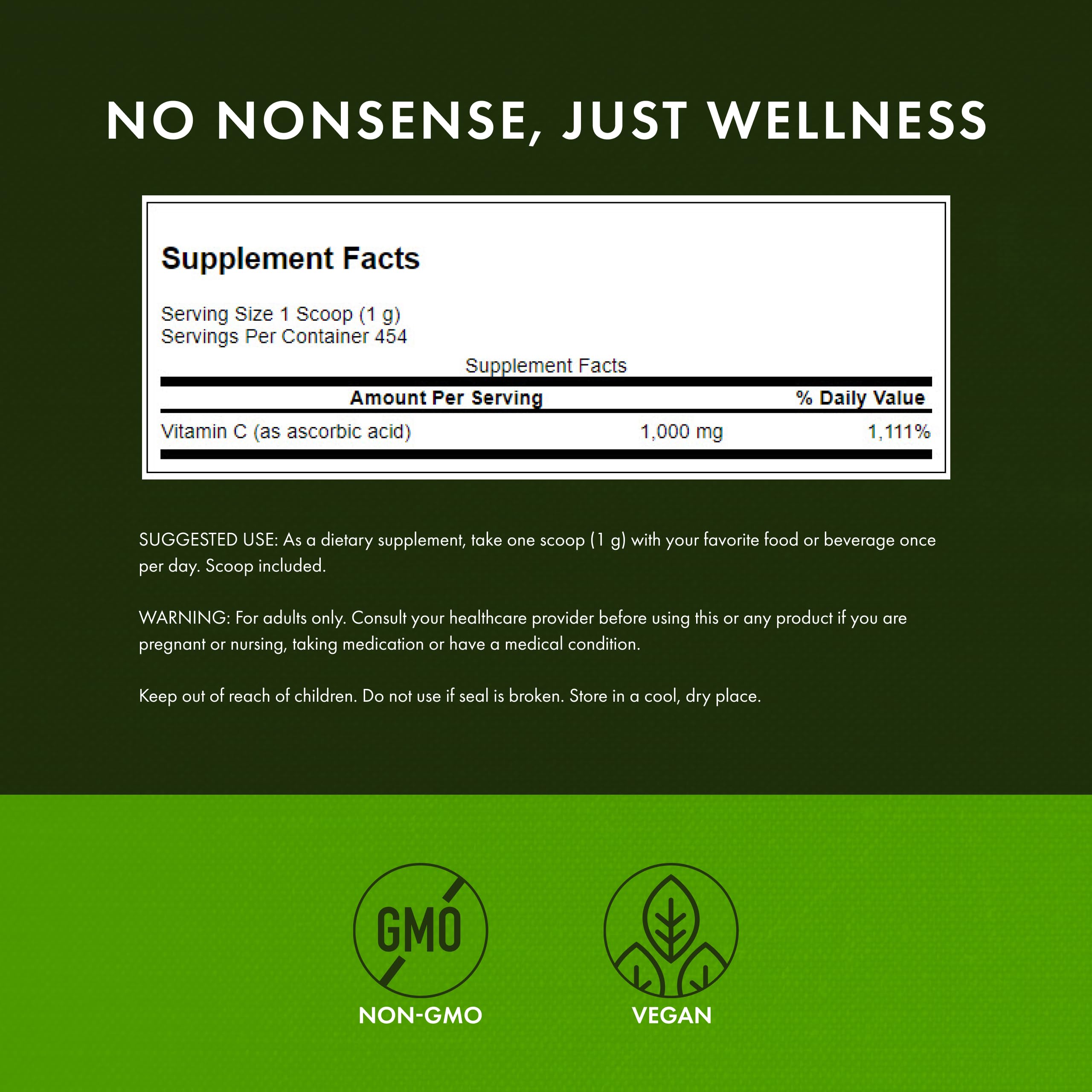 Swanson Vitamin C Supplement 1g 517g capsule close-up