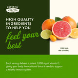 Swanson Vitamin C Supplement 1g 517g label details