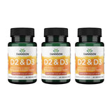 Swanson Vitamin D Complex 50 mcg capsules front view