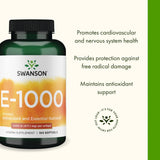 Swanson Vitamin E 671.1mg Softgel Capsules close-up of softgel