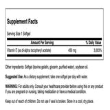 Swanson Vitamin E Softgels packaging