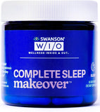 Swanson W/I/O Complete Sleep Makeover Melatonin 10 mg capsules front view