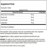 Swanson Water Pills packaging side view