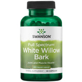 Swanson White Willow Bark 400mg supplement front view