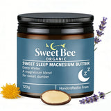 Sweet Bee Organic Magnesium Butter Lavender 4.23 oz front view