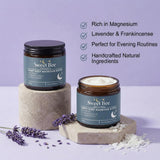 Sweet Bee Organic Magnesium Butter Lavender with lavender flowers
