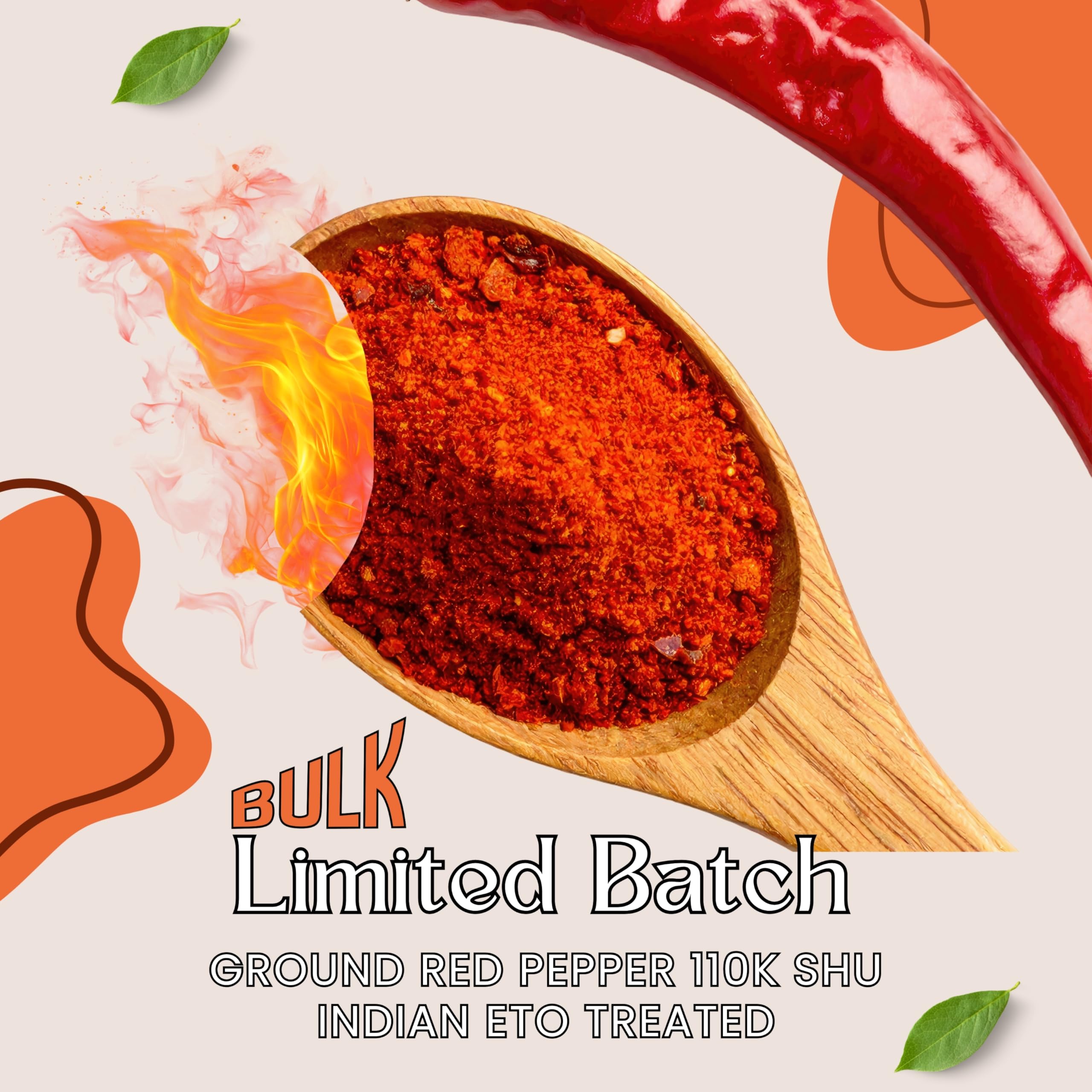 SWEET SUNNAH Black Seed Cayenne Pepper Powder 454g with measuring spoon