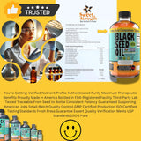 SWEET SUNNAH Black Seed Oil on a wooden table