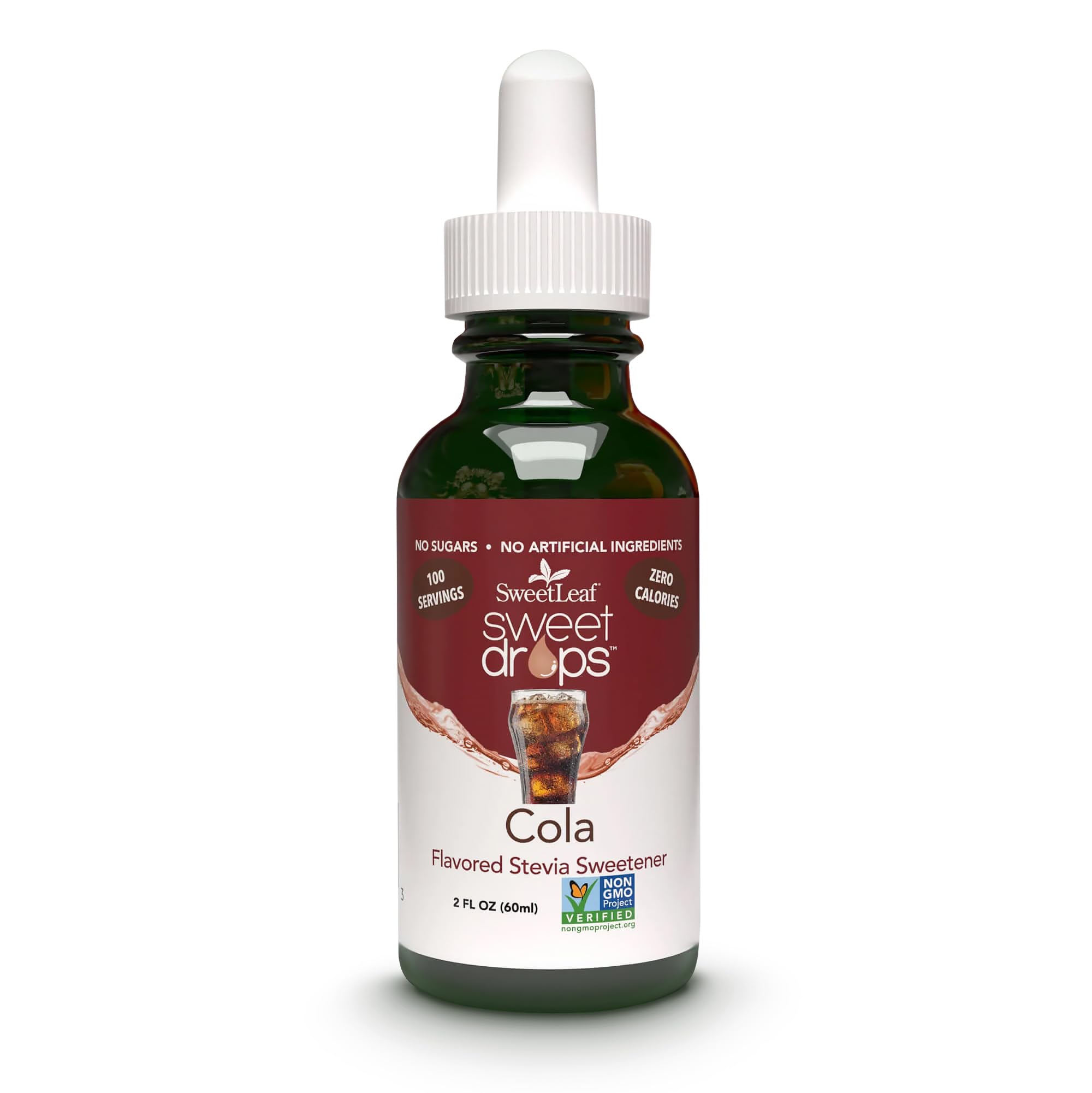 SweetLeaf Cola Sweet Drops front view 60g bottle