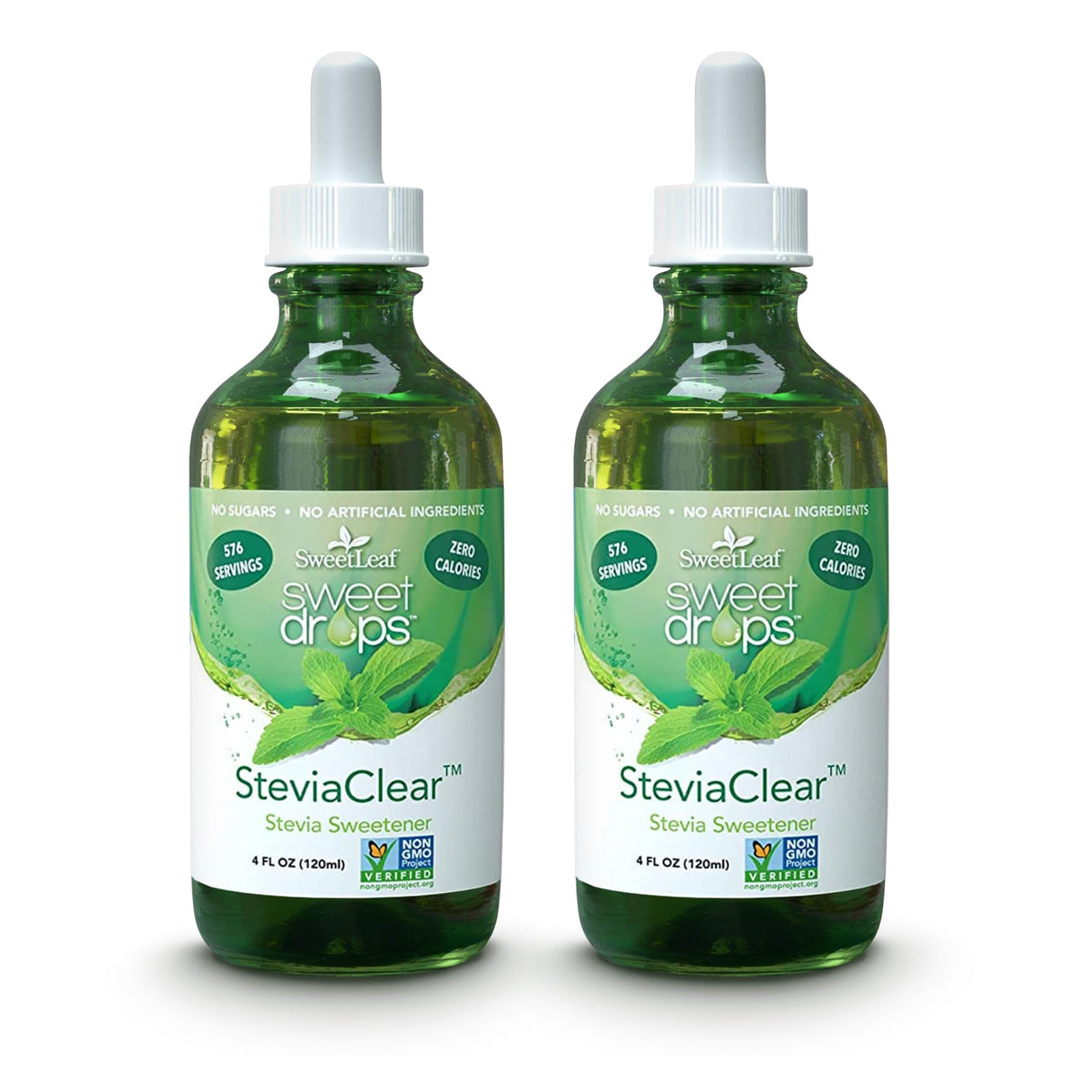 SweetLeaf Liquid Stevia Drops 4 oz front view