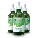SweetLeaf SteviaClear Liquid Stevia Drops 4 oz bottle front view