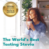 SweetLeaf SteviaClear Liquid Stevia Drops 4 oz on a kitchen counter