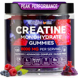 Swing Arm Creatine Monohydrate Gummies bottle front view