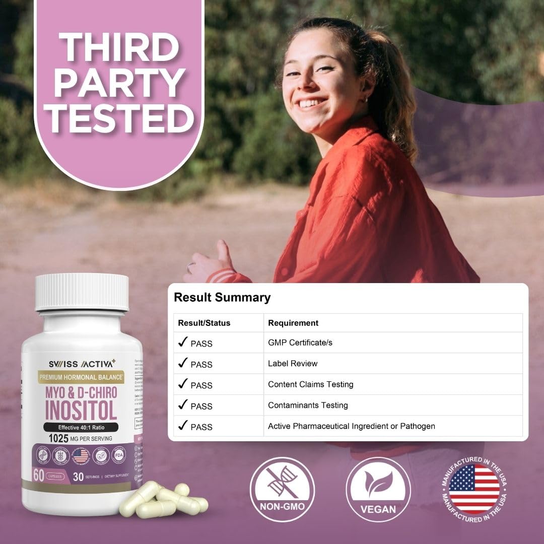 Swiss Activa+ Inositol Supplement lifestyle scene with a healthy meal