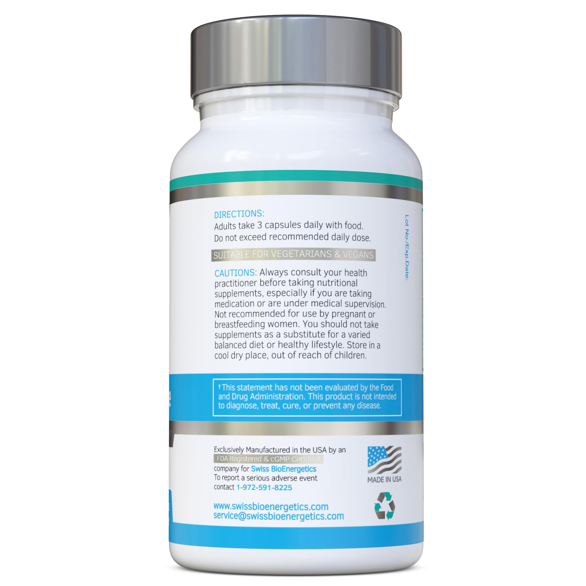 swiss bioenergetics CardioDefence CoQ10 supplement ingredients list