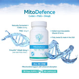 swiss bioenergetics CoQ10 MitoDefence 300mg supplement capsules
