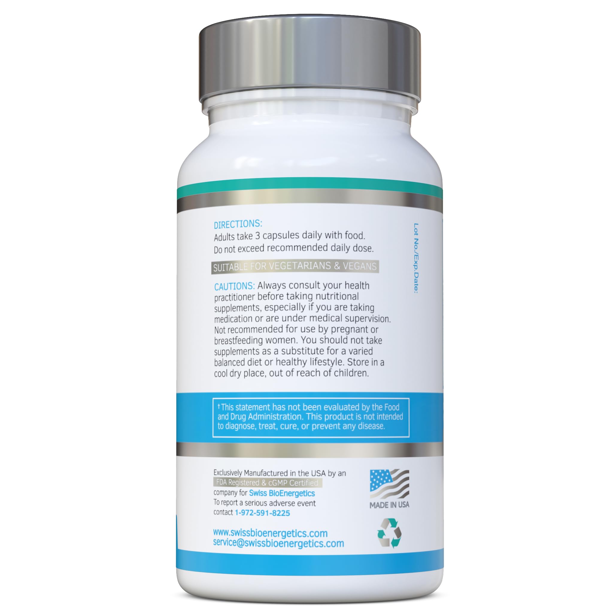 swiss bioenergetics CoQ10 MitoDefence 300mg supplement ingredients list