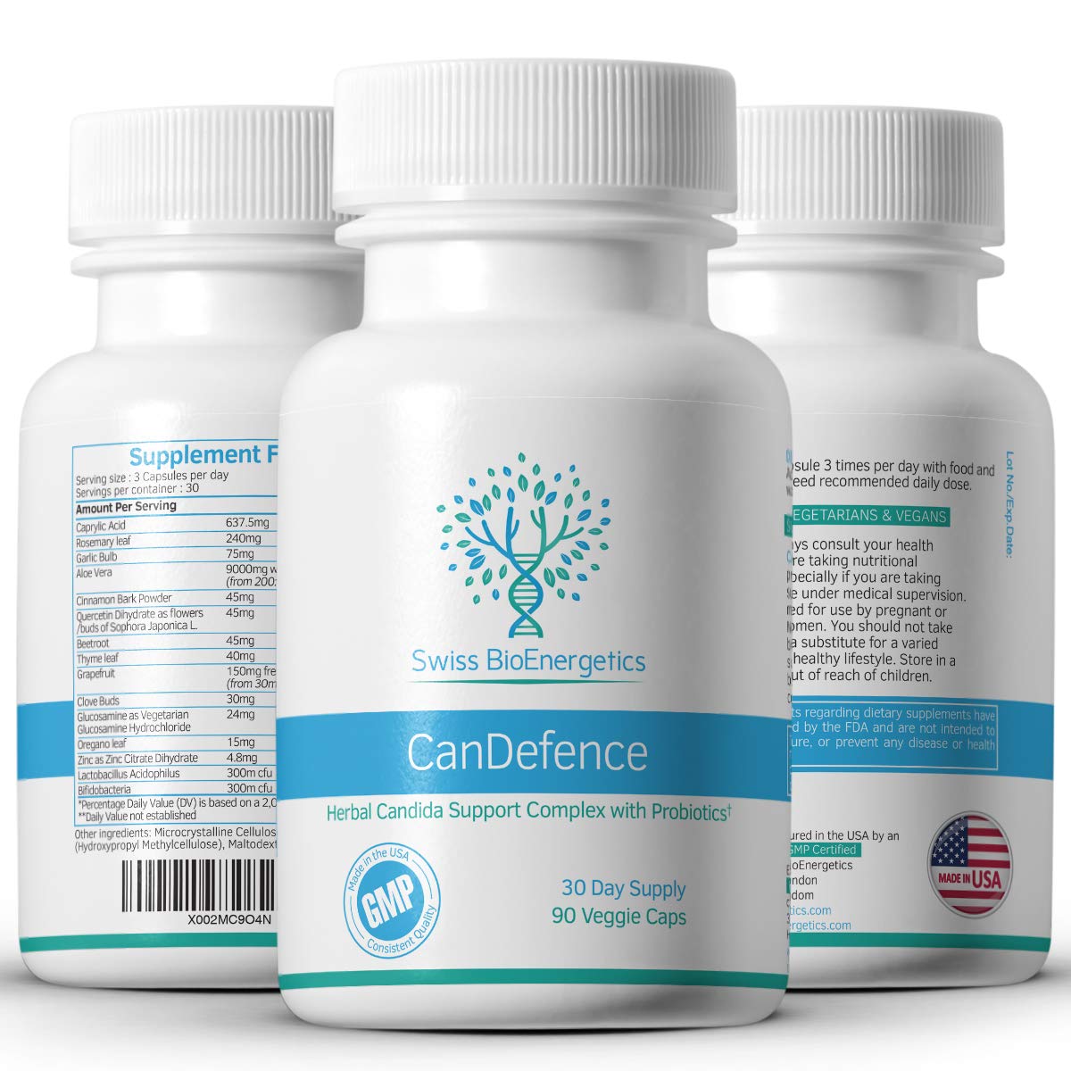 swiss bioenergetics Daily daily Support Capsules with packaging