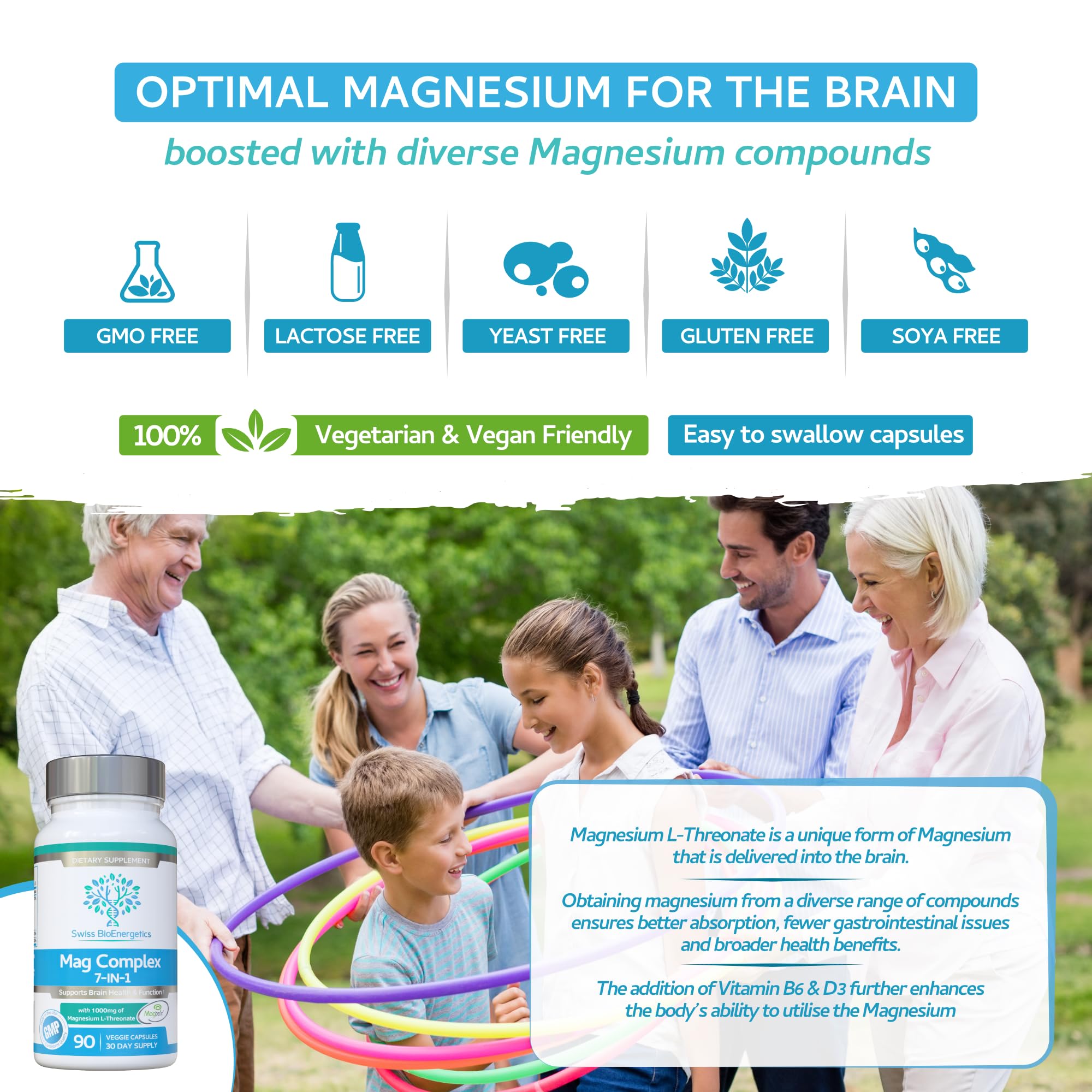 swiss bioenergetics Magnesium Complex 7-IN-1 capsules close-up