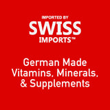 Swiss Imports Multivitamins + Biotin effervescent tablets in a glass of water