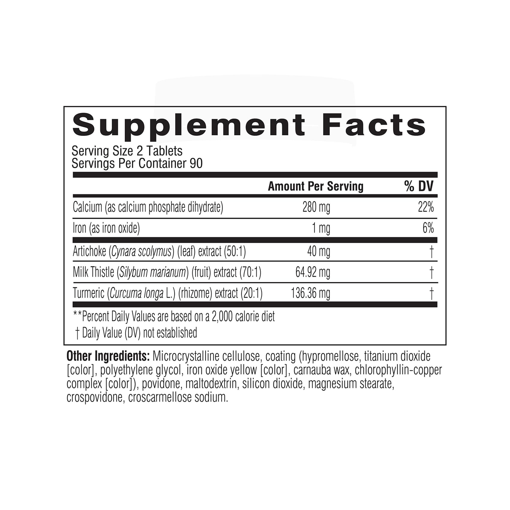 Swisse Milk Thistle Supplement 180 Tablets packaging details
