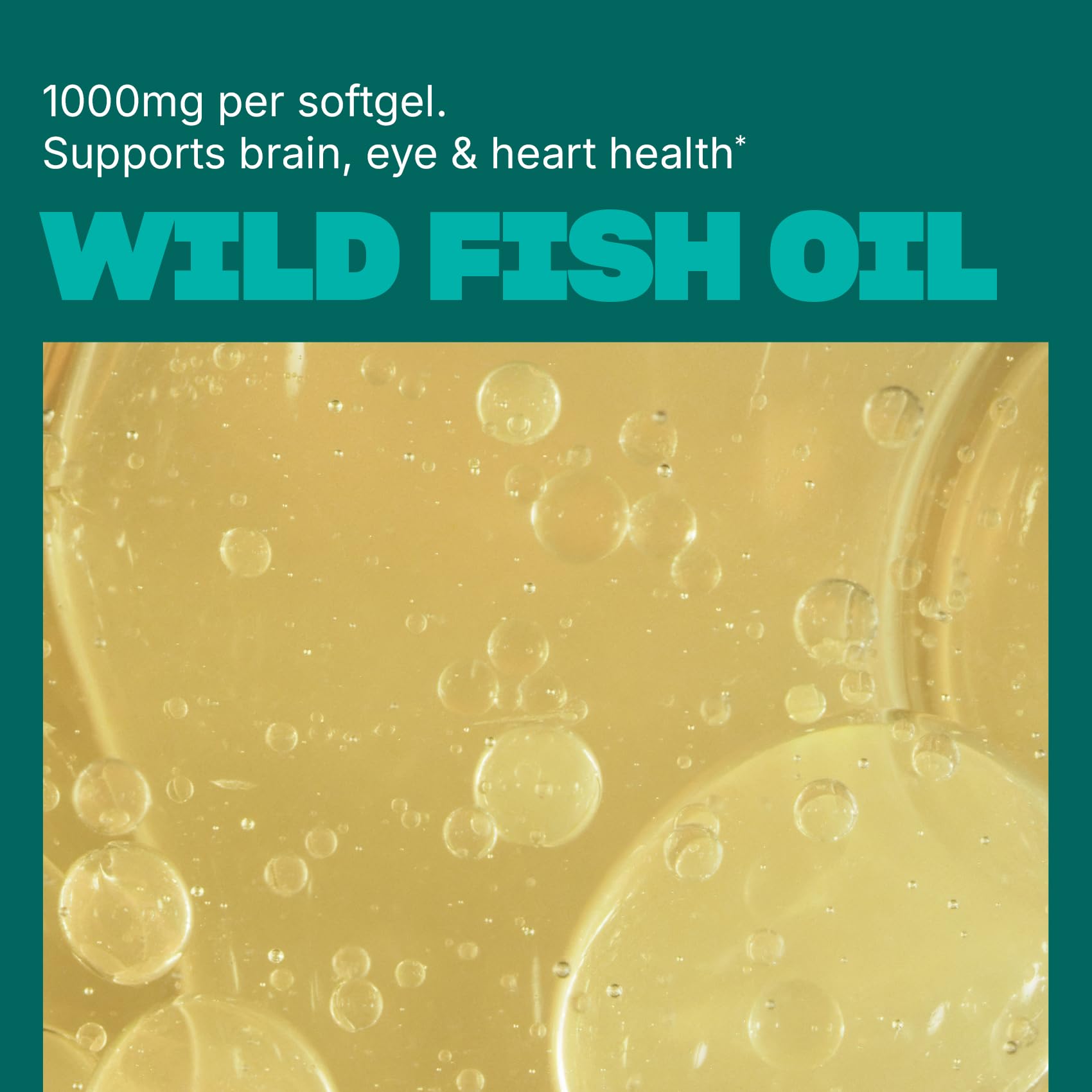 Swisse Omega-3 Fish Oil softgels side view