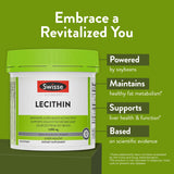 Swisse Soy Lecithin Capsules 3000mg side view