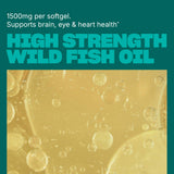 Swisse Wild Fish Oil 1500mg Omega-3 Softgel Capsules packaging