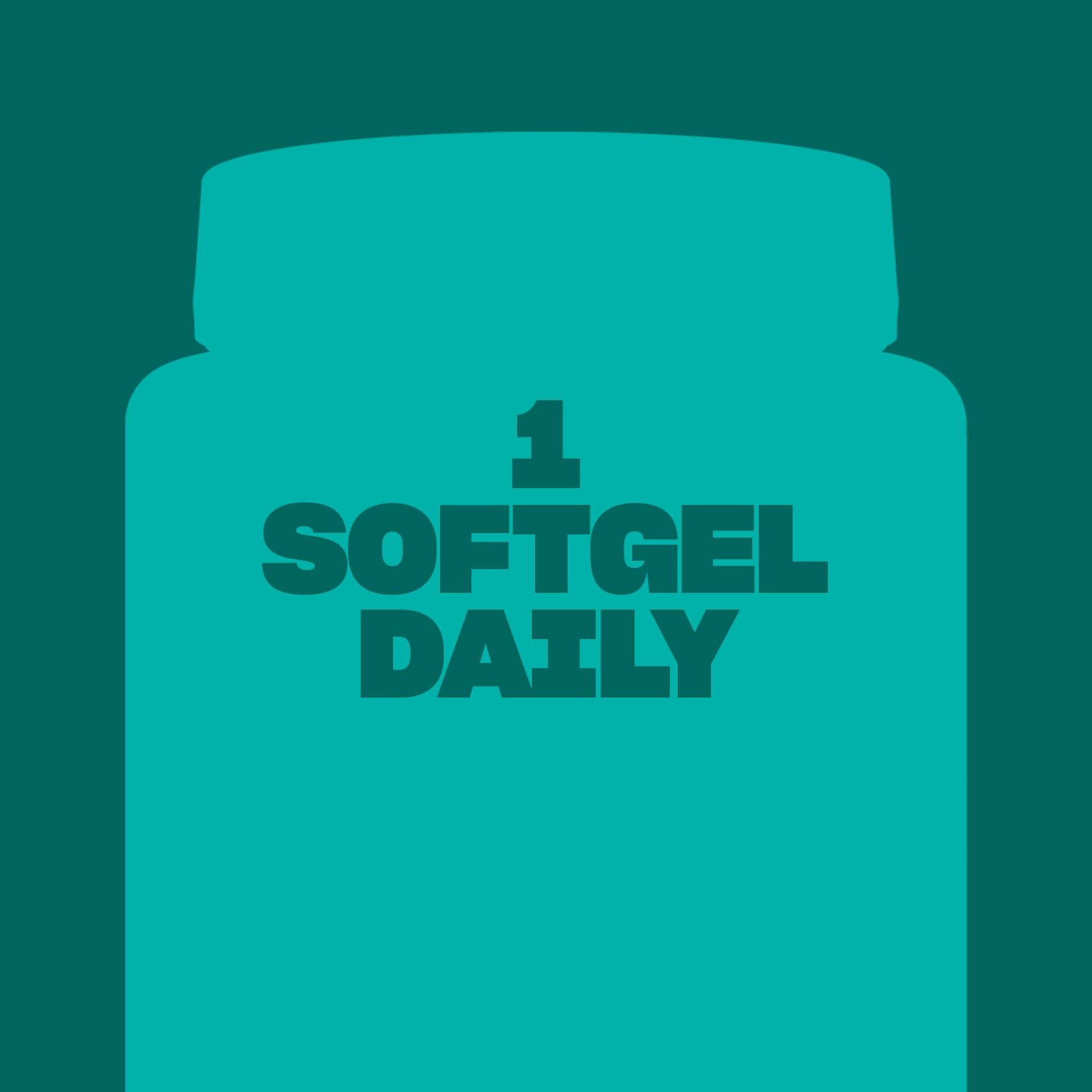 Swisse Wild Fish Oil 1500mg Omega-3 Softgel Capsules with a glass of water