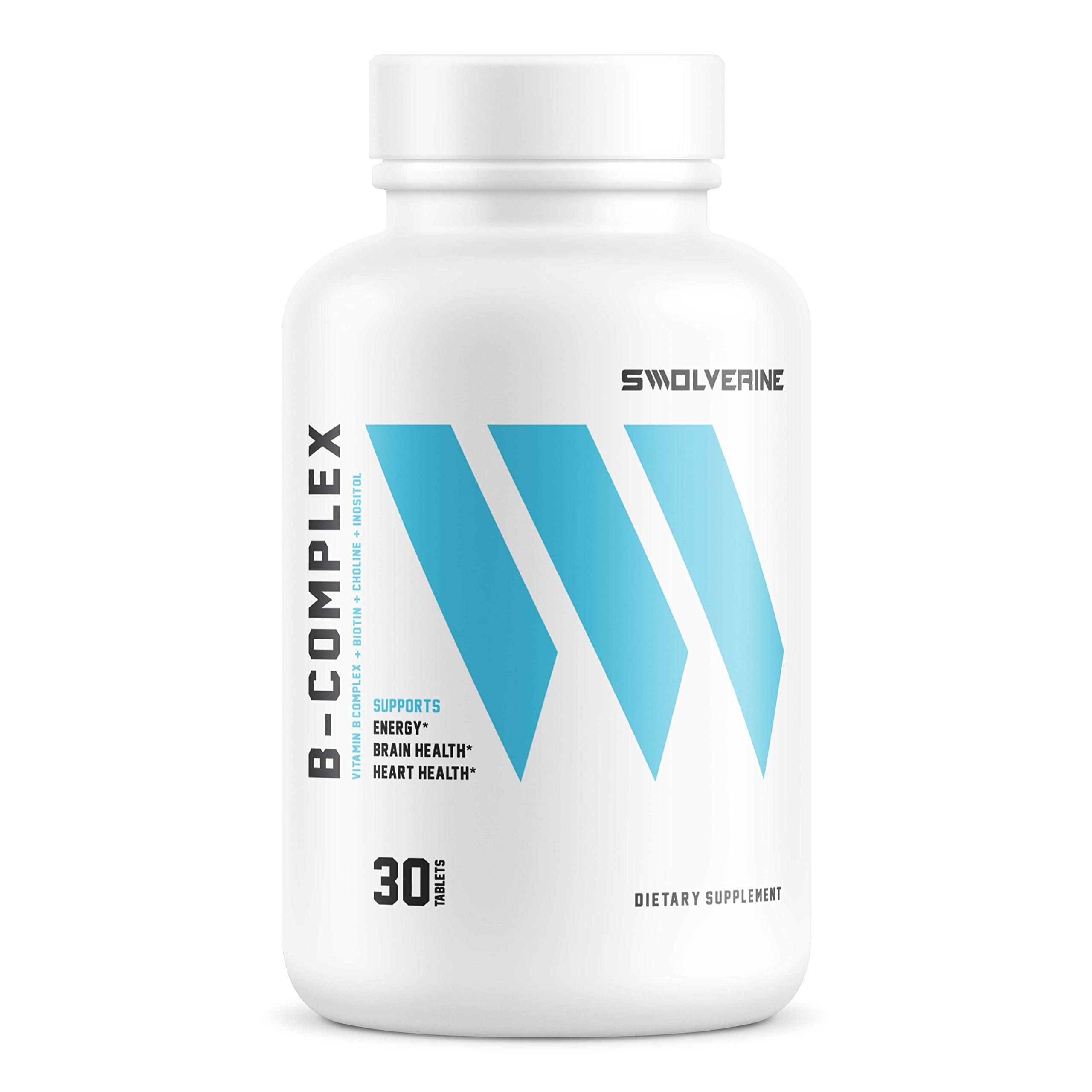 Swolverine B-Complex Vitamins 60 Capsules front view