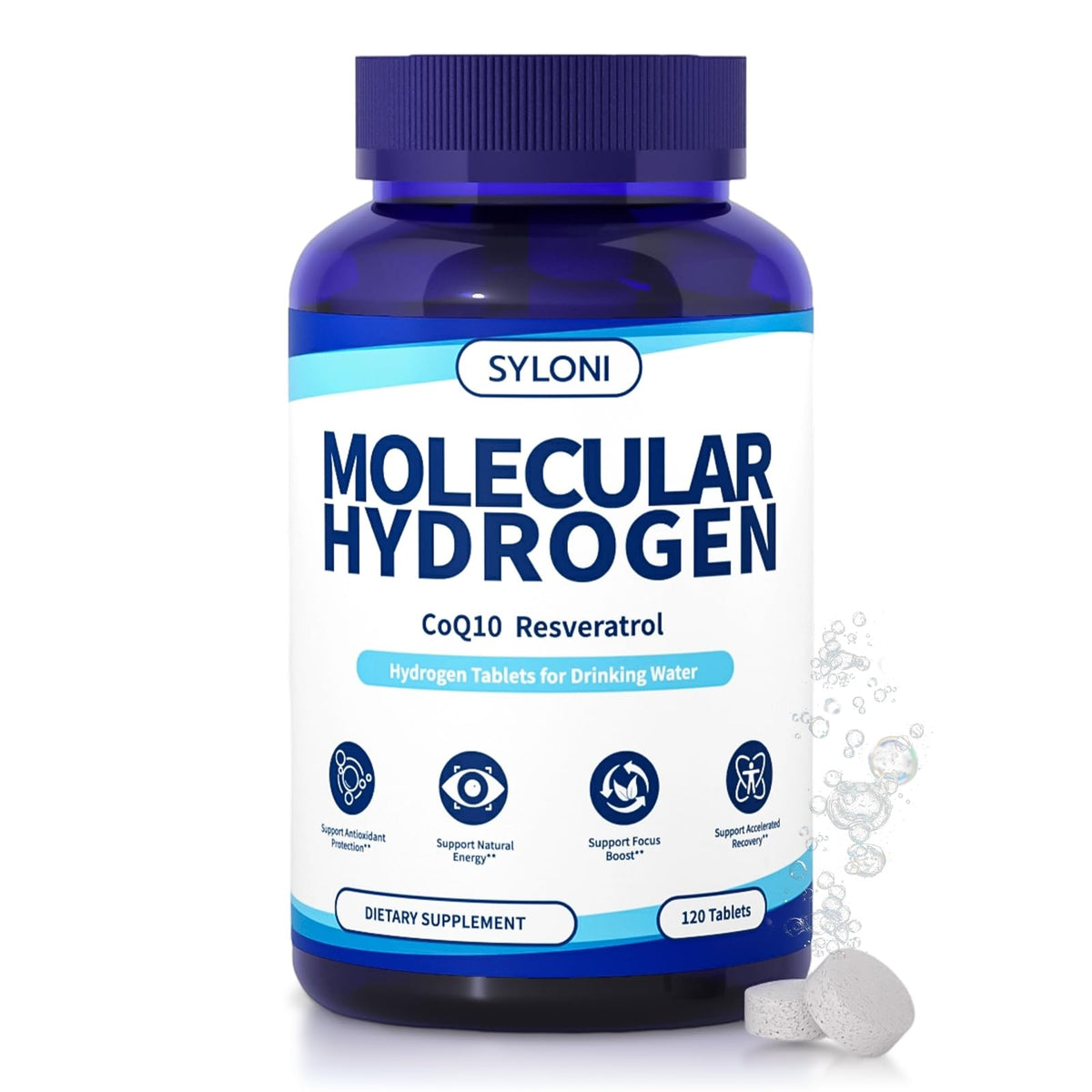 Syloni Magnesium Hydrogen Tablets packaging front view