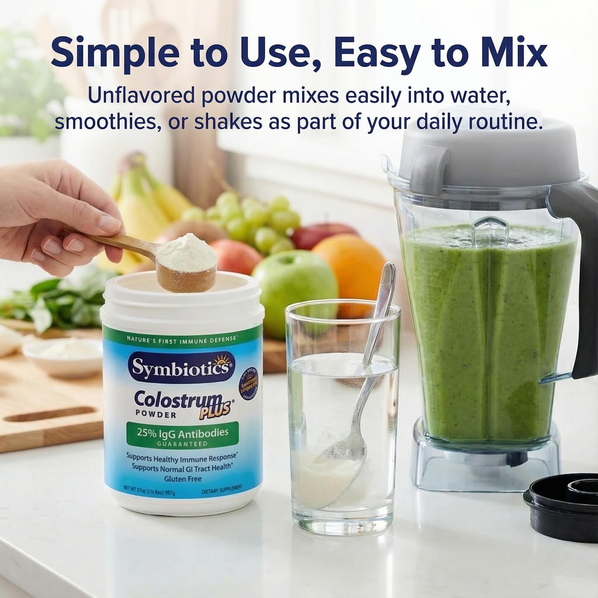 Symbiotics Bovine Colostrum Powder ingredients list