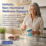 Symbiotics Bovine Colostrum Powder with measuring scoop