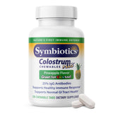 Symbiotics Colostrum Capsules front view with packaging