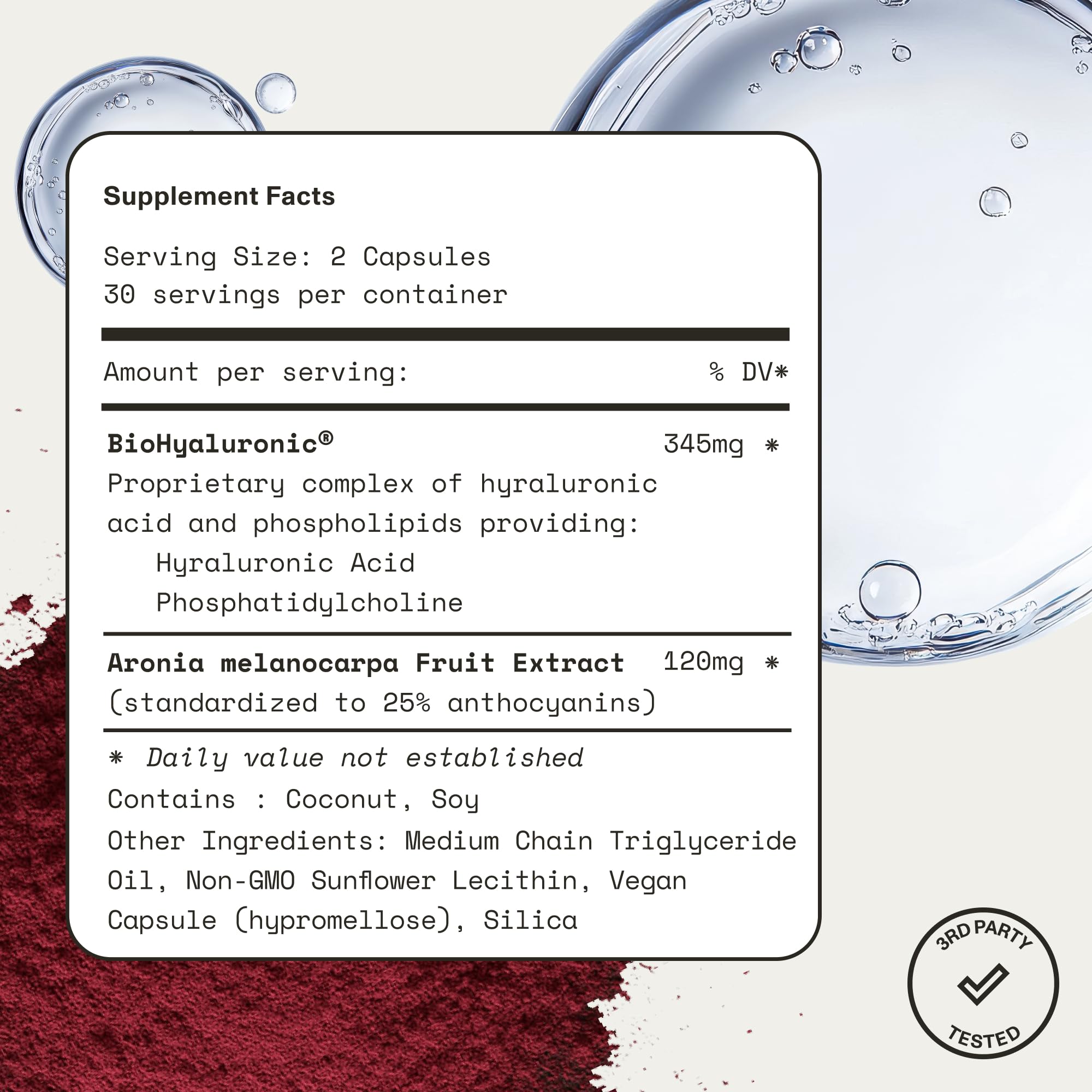 Synchro ReJuve Joint Supplement with a measuring spoon