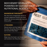 Synchro Rest Sleep Supplement ingredients list on packaging