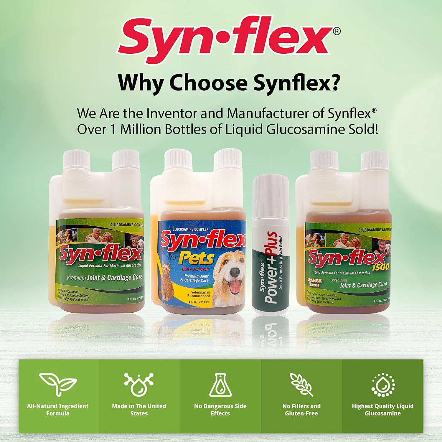 Synflex Liquid Glucosamine in a lifestyle setting