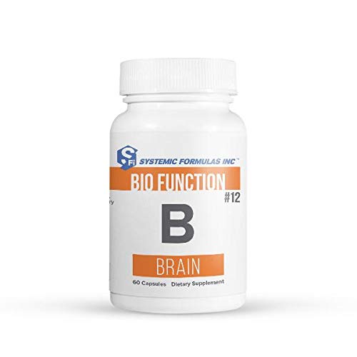Systemic Formulas B - Brain supplement front view with label